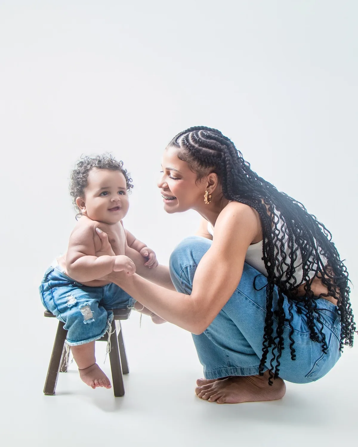Ensaio de mãe e bebê por Marinho na Photo, Guaçuí, ES